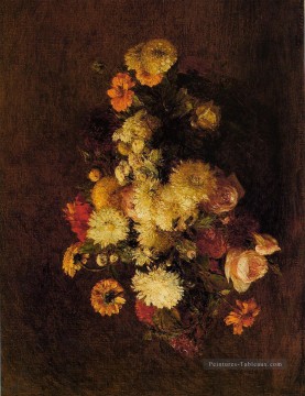 Bouquet de fleurs3 Henri Fantin Latour Peinture à l'huile